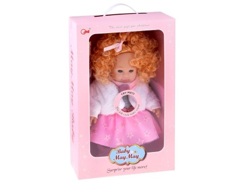 Interaktywna lalka ALICJA 32cm z burzą blond włosów - mówi i gaworzy ZA5841