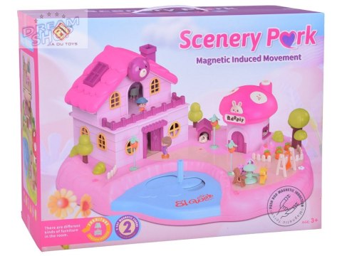 Interaktywny Magnetyczny Domek z Ruchomymi Elementami ZA5481