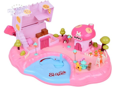 Interaktywny Magnetyczny Domek z Ruchomymi Elementami ZA5482