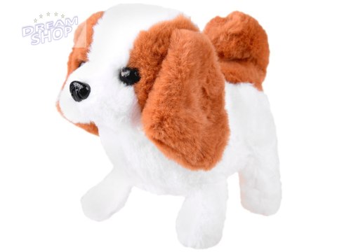 Interaktywny piesek beagle + karma + transporter akcesoria ZA4354