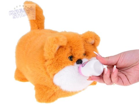 Interaktywny piesek rudy PULPET - szczeka i rusza oczkami + nagrywa ZA5479