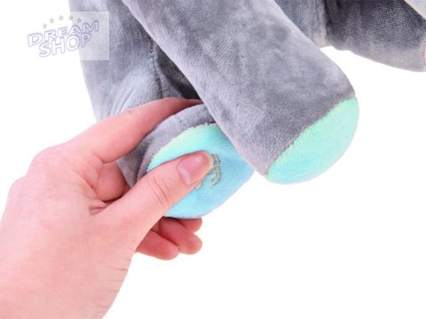 Interaktywny pluszowy Słoń maskotka Słonik zakrywa oczka śpiewa ZA3112 Interaktywny pluszowy Słoń maskotka Słonik zakrywa oczka śpiewa ZA3112