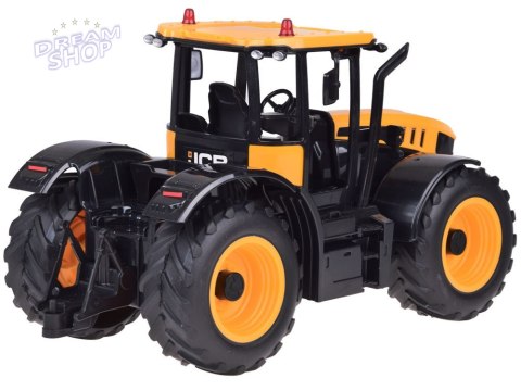 JCB Traktor z przyczepą sterowany na pilota kipruje Double E 1:16 RC0670