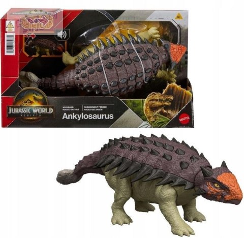 Jurassic World Ankylosaurus Ryczący dinozaur JGB90 Jurassic World Ankylosaurus Ryczący dinozaur JGB90