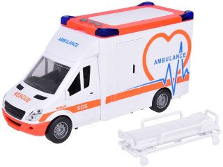 Karetka Pogotowie ratunkowe Otwierany Ambulans Dźwięk + światło ZA5217