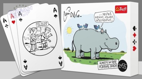 Karty - Mleczko 2x55 listków TREFL