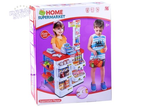 Kasa fiskalna SUPERMARKET koszyk Sklep ze skanerem ZA2681