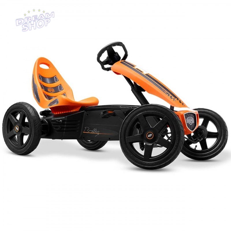 BERG Gokart Na Pedały Rally Pomarańczowy do 60 kg BERG Gokart Na Pedały Rally Pomarańczowy do 60 kg