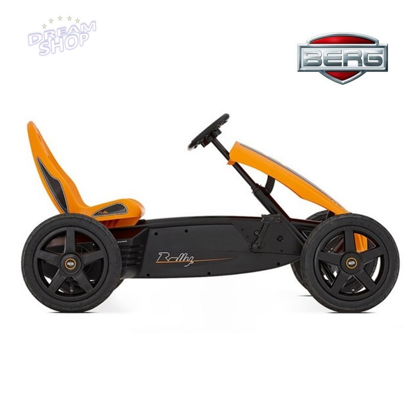 BERG Gokart Na Pedały Rally Pomarańczowy do 60 kg BERG Gokart Na Pedały Rally Pomarańczowy do 60 kg