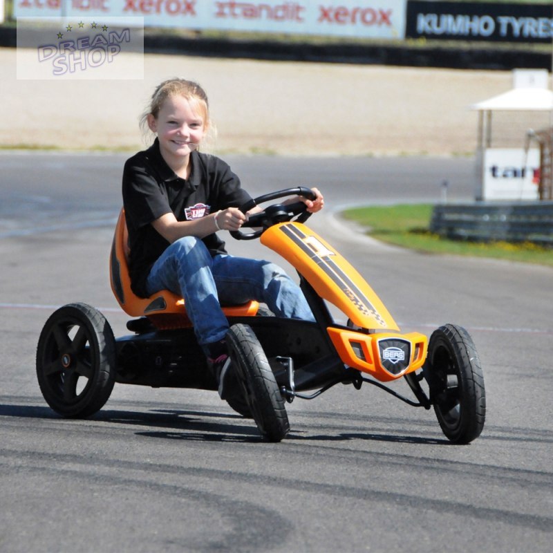 BERG Gokart Na Pedały Rally Pomarańczowy do 60 kg BERG Gokart Na Pedały Rally Pomarańczowy do 60 kg