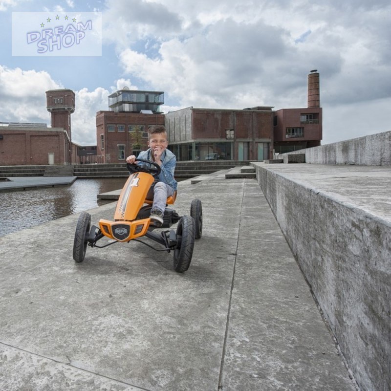 BERG Gokart Na Pedały Rally Pomarańczowy do 60 kg BERG Gokart Na Pedały Rally Pomarańczowy do 60 kg