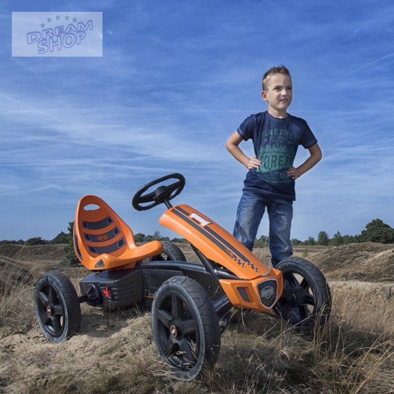 BERG Gokart Na Pedały Rally Pomarańczowy do 60 kg BERG Gokart Na Pedały Rally Pomarańczowy do 60 kg