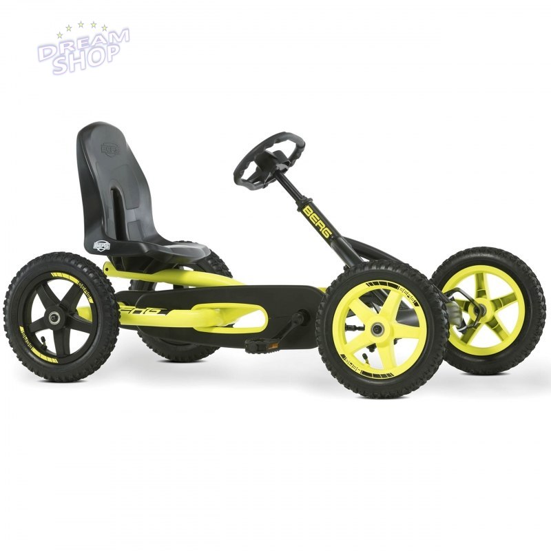 BERG Gokart na pedały Buddy Cross żółty BERG Gokart na pedały Buddy Cross żółty