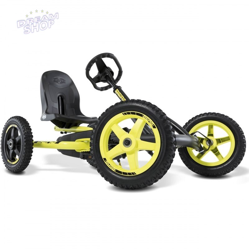 BERG Gokart na pedały Buddy Cross żółty BERG Gokart na pedały Buddy Cross żółty