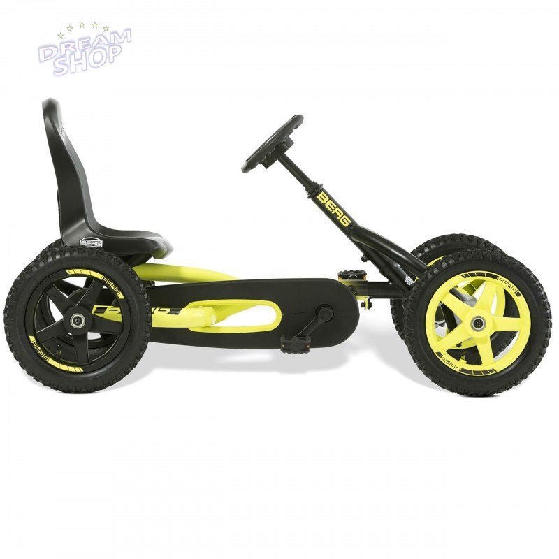 BERG Gokart na pedały Buddy Cross żółty BERG Gokart na pedały Buddy Cross żółty