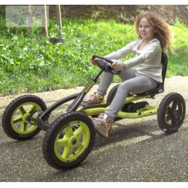 BERG Gokart na pedały Buddy Cross żółty BERG Gokart na pedały Buddy Cross żółty