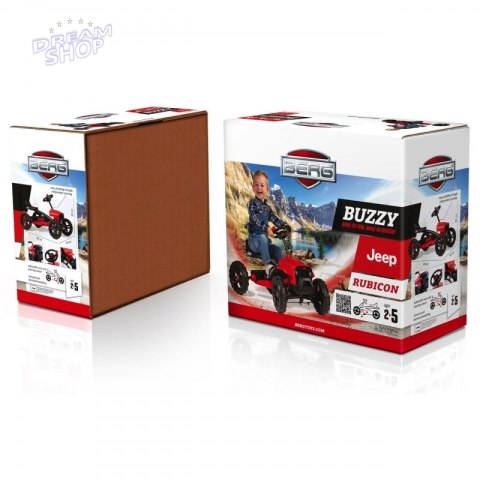 BERG Gokart na pedały Buzzy Jeep Rubicon 2-5 lat do 30 kg BERG Gokart na pedały Buzzy Jeep Rubicon 2-5 lat do 30 kg