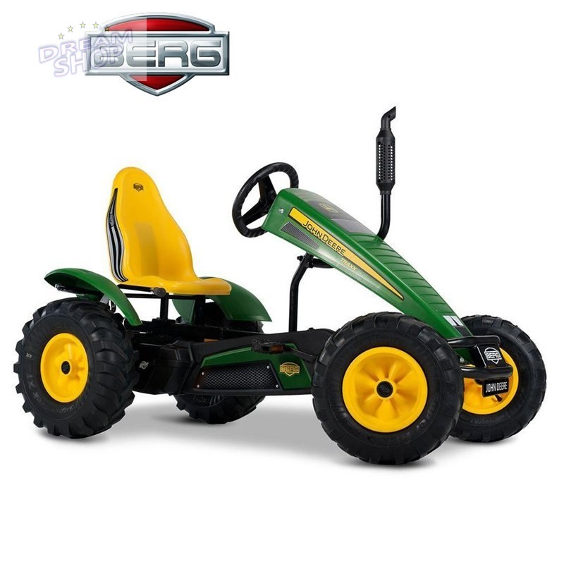 BERG Gokart na pedały John Deere BFR Pompowane koła od 5 lat do 100 kg BERG Gokart na pedały John Deere BFR Pompowane koła od 5 lat do 100 kg