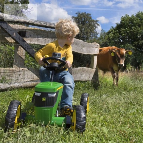 BERG Gokart na pedały John Deere Ciche koła 2-5 lat do 30 kg BERG Gokart na pedały John Deere Ciche koła 2-5 lat do 30 kg