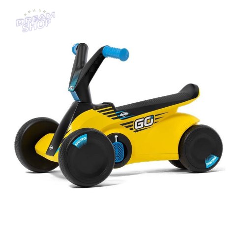 BERG Jeździk na pedały GO² Sparx Yellow Gokart 2w1 BERG Jeździk na pedały GO² Sparx Yellow Gokart 2w1