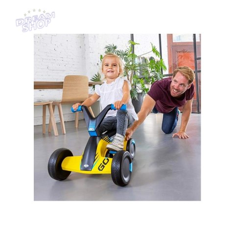 BERG Jeździk na pedały GO² Sparx Yellow Gokart 2w1 BERG Jeździk na pedały GO² Sparx Yellow Gokart 2w1