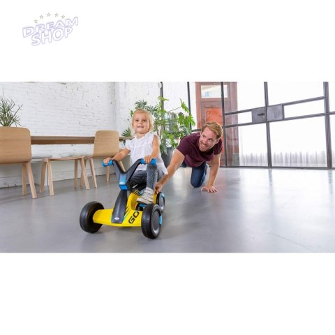 BERG Jeździk na pedały GO² Sparx Yellow Gokart 2w1 BERG Jeździk na pedały GO² Sparx Yellow Gokart 2w1