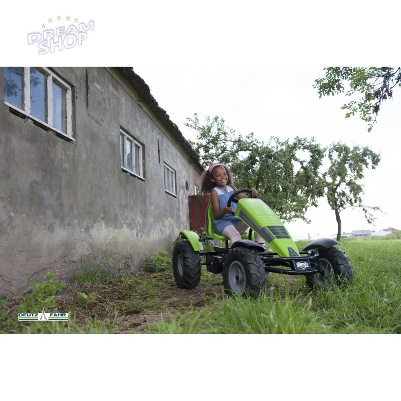 BERG Tereonowy Gokart na pedały DEUTZ FAHR BFR Pompowane koła od 5 lat BERG Tereonowy Gokart na pedały DEUTZ FAHR BFR Pompowane koła od 5 lat
