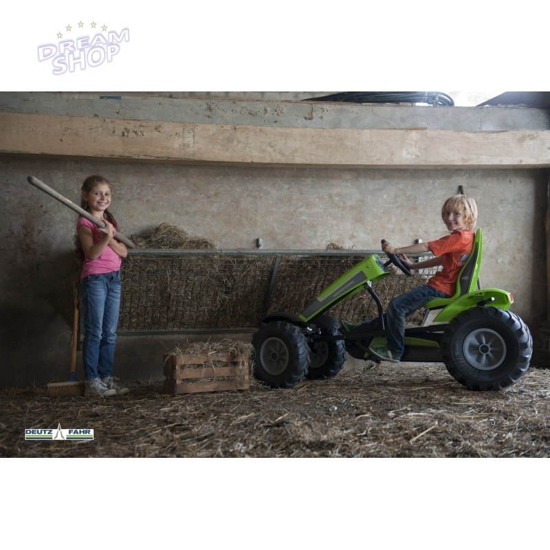 BERG Tereonowy Gokart na pedały DEUTZ FAHR BFR Pompowane koła od 5 lat BERG Tereonowy Gokart na pedały DEUTZ FAHR BFR Pompowane koła od 5 lat