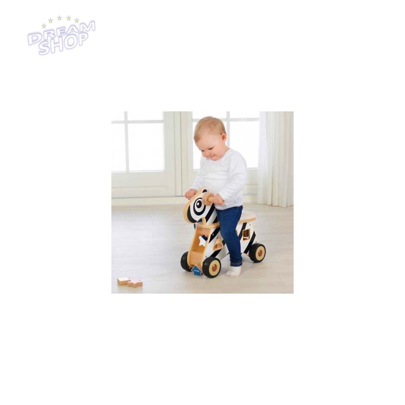 MASTERKIDZ Jeździk Sorter Kształtów Zebra MASTERKIDZ Jeździk Sorter Kształtów Zebra