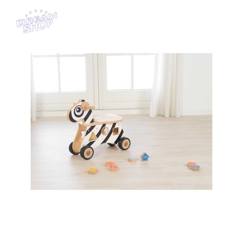 MASTERKIDZ Jeździk Sorter Kształtów Zebra MASTERKIDZ Jeździk Sorter Kształtów Zebra