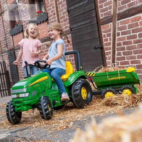 Rolly Toys rollyTrailer Przyczepa wywrotka Halfpipe John Deere Rolly Toys rollyTrailer Przyczepa wywrotka Halfpipe John Deere