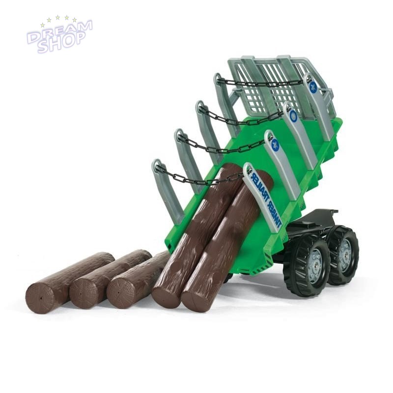 Rolly Toys rollyTrailer Przyczepa wywrotka do przewozu drewna Rolly Toys rollyTrailer Przyczepa wywrotka do przewozu drewna