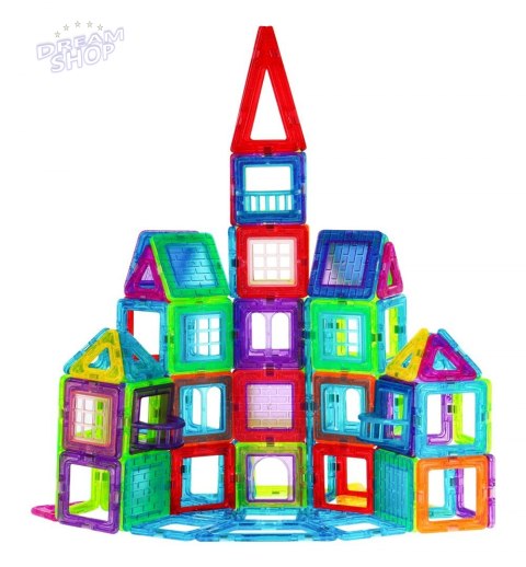 Klocki Magnetyczne MEGA Zestaw 184 elementów