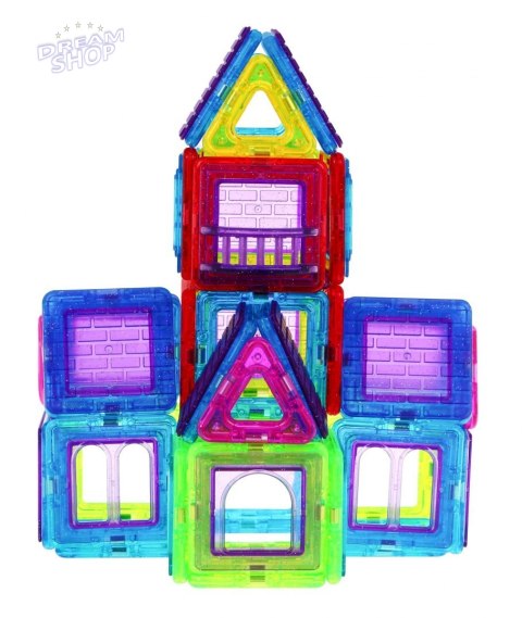 Klocki Magnetyczne MEGA Zestaw 184 elementów