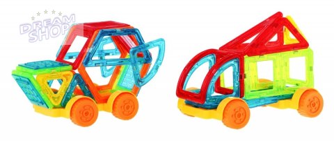 Klocki Magnetyczne MEGA Zestaw 184 elementów