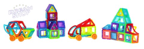 Klocki Magnetyczne MEGA Zestaw 184 elementów