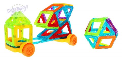 Klocki Magnetyczne Zestaw 86 elementów