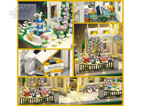 Klocki Neoklasyczny OGRÓD BOTANICZNY z efektami świetlnymi 2397ele ZA5761