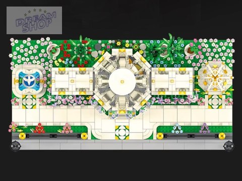 Klocki Neoklasyczny OGRÓD BOTANICZNY z efektami świetlnymi 2397ele ZA5761