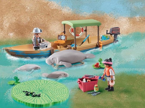 Klocki Playmobil 71010 Wycieczka łodzią -Wiltopia. Zestaw 71 elem. ZA5997