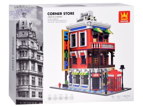 Klocki SERIA Świat-architektura stylu SKLEP NAROŻNY Londyn 2347ele ZA5748