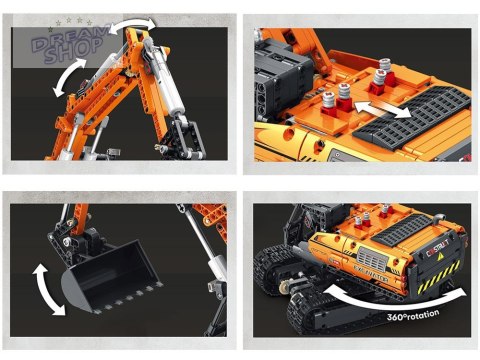 Klocki konstrukcyjne Zdalnie sterowana KOPARKA 1106-ele ZA5797