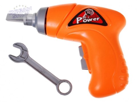 Klocki konstrukcyjne dla dzieci 6+ Elektryczna wkrętarka + Narzędzia + 10 modeli do zbudowania 552 el.