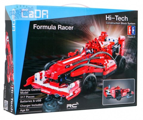 Klocki techniczne CaDA 417 el. Zdalnie sterowany Bolid wyścigowy dla dzieci 6+