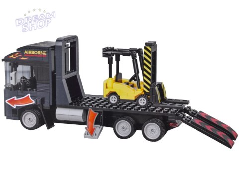 Klocki techniczne POJAZDY 1:42 - Tir z lawetą i wózek widłowy 404ele ZA5722