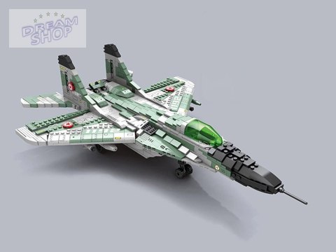 Klocki techniczne Samolot myśliwski dalekiego zasięgu MIG-29 1290ele ZA5800