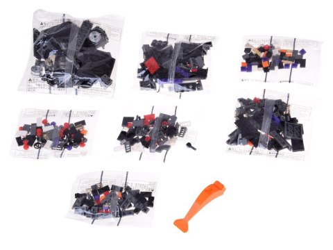 Klocki techniczne Sportowe auto SZARE z lat 60. 437-ele ZA5783