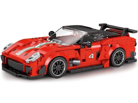 Klocki techniczne Supersportowe auto CZERWONE spojler 413-ele ZA5261