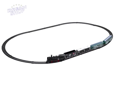 Kolejka elektryczna lokomotywa z wagonami RC0448