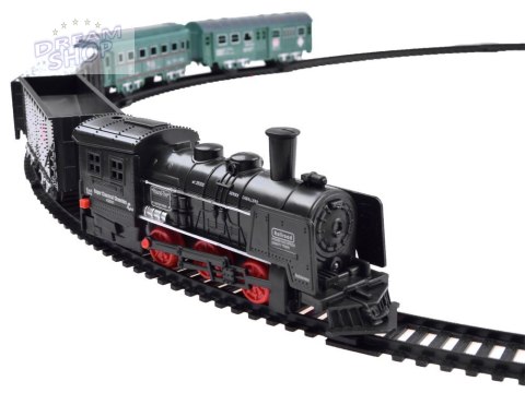 Kolejka elektryczna lokomotywa z wagonami RC0448